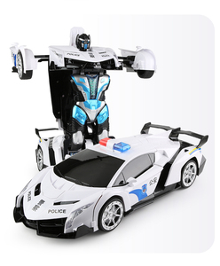 HOSHI 815 Auto <span class=keywords><strong>Robot</strong></span> Telecomandata Trasformabile di Grandi Dimensioni 2.4G 50CM, <span class=keywords><strong>Robot</strong></span> Intelligente con Trasformazione con Un Solo Clic - Product Image 4