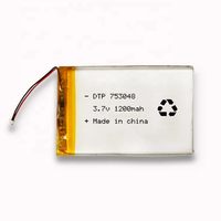 Batterie au lithium polymère rechargeable 3,7 V, 1000 mAh, 1100 mAh, 1150 mAh, 1200 mAh, 2000 mAh, pour petits appareils électroménagers, livraison directe d'usine