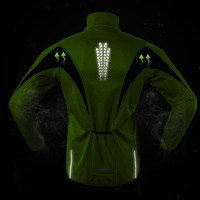 Veste de cyclisme imperméable réfléchissante thermique Softshell personnalisée pour hommes vélo vêtements de vélo veste de cycle