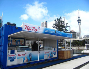 Conteneur d'expédition Café utilisé <span class=keywords><strong>de</strong></span> Chine Mobilier commercial moderne <span class=keywords><strong>en</strong></span> <span class=keywords><strong>bois</strong></span> 1 Set Ice Kiosk Shopping Mall - Product Image 3