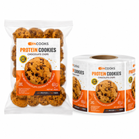 Étiquettes personnalisées pour les produits de boulangerie préemballés et les produits de vente au détail, emballages alimentaires imperméables, impression de logos, autocollants