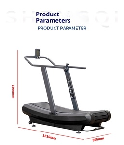 SQ-1010 Hot Sale Home Use <strong>Cheap</strong> Manual Running air Runner Fitness <strong>Non</strong> Power Curved <strong>Treadmills</strong> - Product Image 5