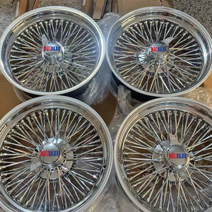 ล้อซี่ลวด 18*8 72 ซี่  100 ซี่ตรง  โครเมียม/ทองทั้งวง - Product Image 1