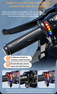 Poignées chauffantes universelles Kewig avec chargeur, poignées chauffantes pour <span class=keywords><strong>guidon</strong></span> <span class=keywords><strong>de</strong></span> moto, compatibles avec Harley, Honda, Kawasaki, Yamaha, Dirt Bike, ATV - Product Image 3