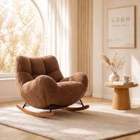 Chaises de salon modernes, ensemble de chaises de salon en tissu de luxe, fauteuils inclinables