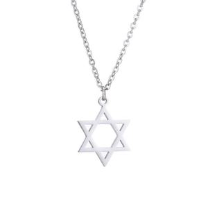 Collar de Oro Antideslustre de 18K, Collar de Acero Inoxidable con Estrella de David, Estrella Judía Religiosa para Mujeres, Hombres y Niñas - Product Image 6