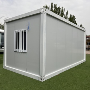 Garage Container Moderno 20-40ft: Carport Prefabbricato in Acciaio, Tettoia per Parcheggio Multi-Veicolo, Magazzino Modulare per 2-4 Auto - Product Image 4