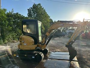 Nouvel arrivage : Mini-excavatrice d'occasion la moins chère Cat303E Cat303.5E, machine de construction hydraulique sur chenilles avec peu d'heures de travail - Product Image 3