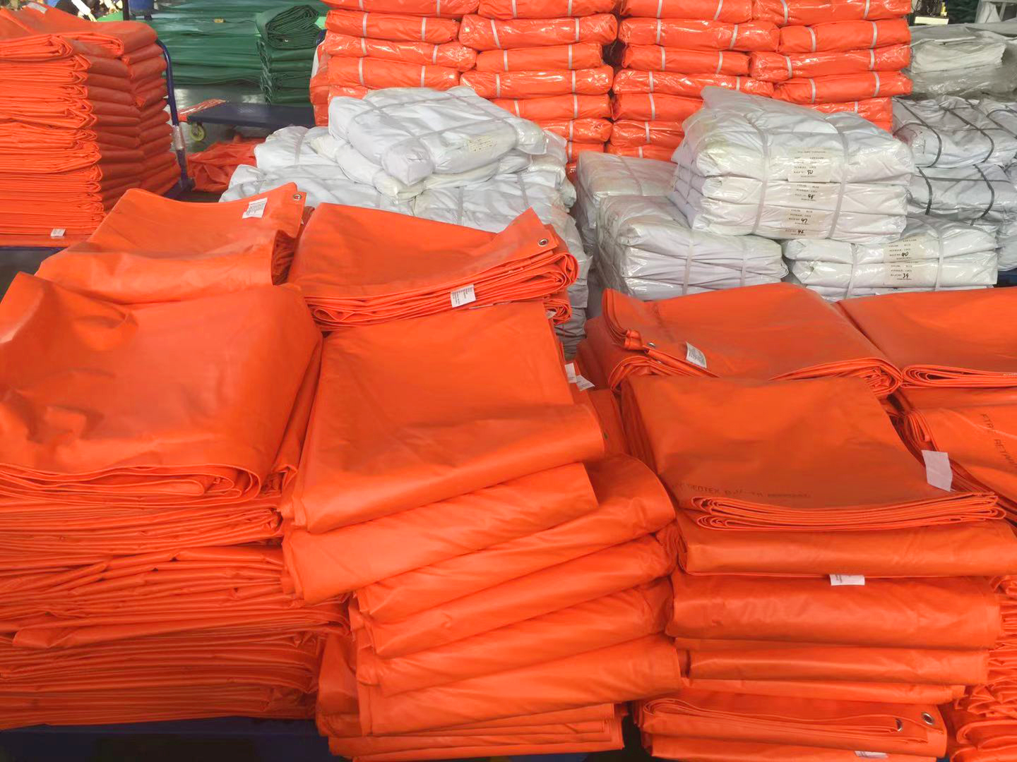 High Strength Durable PVC Tent Tarpaulin Fireproof Waterproof