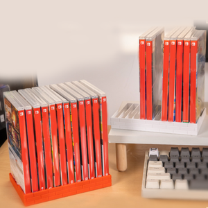 12 cajas de tarjetas de juego de cintas de casete para <span class=keywords><strong>Nintendo</strong></span> <span class=keywords><strong>Switch</strong></span> /OLED estante de almacenamiento de casete caja de tarjetas de juego tiendas - Product Image 3