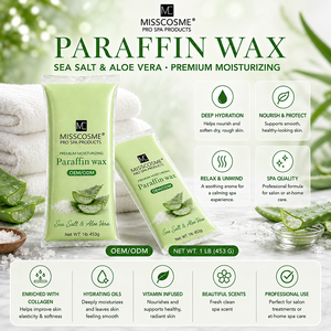 Cire de <span class=keywords><strong>paraffine</strong></span> en vrac pour marque privée, sacs de 1 lb, cire pour soins des mains et des pieds, pour salons de manucure professionnels et fournitures de beauté - Product Image 2