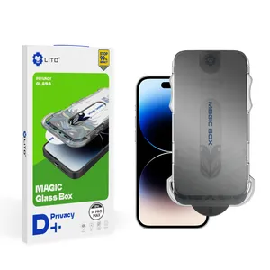 Lito vente en gros Magic Box protecteur d'écran de confidentialité à couverture complète avec kit d'installation facile pour Iphone 12 13 14 Pro Max