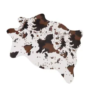 2019 New Style Cow Print Rug faux fur sheepskin rug Area Rug Carpet Living room carpet