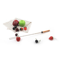 Brochettes pour barbecue, bâtonnets de cuisson en acier inoxydable, ustensile de cuisine