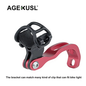 Soporte para Luz de <span class=keywords><strong>Bicicleta</strong></span> AGEKUSL, Soporte para GoPro, Soporte para Lámpara <span class=keywords><strong>Cateye</strong></span> para Bicicletas Plegables Brompton, Pikes, Birdy, Dahon - Product Image 5