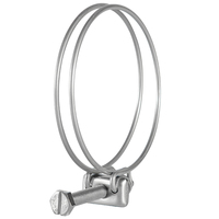 Collier de serrage à double fil haute élasticité résistant à la corrosion pour machines