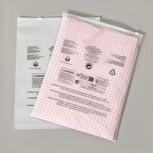 Bolsa de Embalaje para Ropa con Cierre Hermético Personalizada OEM, Bolsa de Almacenamiento de Ropa Reutilizable Mate con Logotipo Impreso al por Mayor - Product Image 4