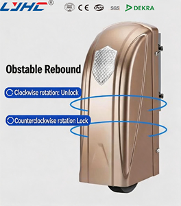 Apri Cancello Automatico <span class=keywords><strong>a</strong></span> Battente con Ruote da 700KG, Motore Elettrico DC24V per Carichi Pesanti con Doppio Telecomando - Product Image 2