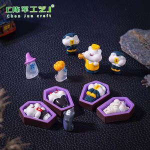 Chenjuns Cross-border New Halloween Zombie Taoist Doll, lindos accesorios decorativos Diy, Mini Micro-Paisaje pequeños adornos - Product Image 4