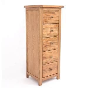 Solid wood drawer storage <b>cabinet</b>, multi-layer <b>corner</b> <b>cabinet</b>, five-drawer style, simple and stylish bedside table for home use. - Product Image 4