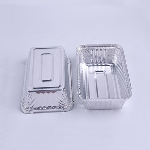 Conteneur en <span class=keywords><strong>aluminium</strong></span> de qualité <span class=keywords><strong>alimentaire</strong></span> / Boîte à lunch à emporter / Plateau avec couvercle en carton ou transparent - Product Image 5
