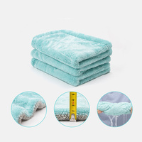 Serviette de séchage en microfibre torsadée rose pour voiture, 24 x 36 pouces, 1200 GSM