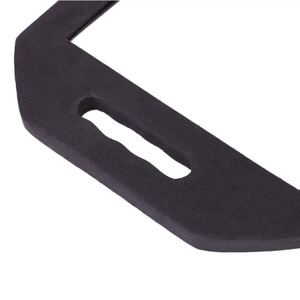 Framed <b>Mirror</b> Rectangle Round <b>Plastic</b> Handle Home Use Salon Hair Styling Tool - Product Image 4