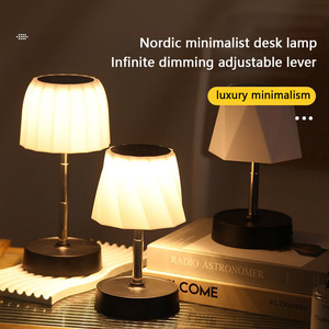 Lampe de bureau d'ambiance Bedhead rechargeable, flexible, simple, télescopique, protection oculaire, pour étude et chambre, ultra longue autonomie, tactile - Product Image 1