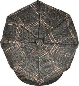 Chapeau de gavroche en laine 8 panneaux <span class=keywords><strong>Paperboy</strong></span> Caps Warm Cabbie Gatsby Painter Hats Vintage Octogonal Cap - Product Image 6