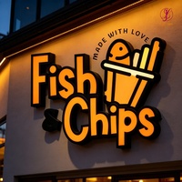 Letrero para Restaurante de Pizza, Letrero Exterior con Logotipo LED Personalizado, Letrero con Nombre de Pizza, Letrero LED para Negocio