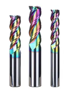 Carbide End Mill HRC 55 Hard Alloy Carbide End Mill Cnc Router Milling Machine Bit For Carbon Steel