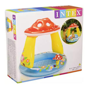 Piscina <span class=keywords><strong>Inflable</strong></span> para Bebés Intex 57114 con Forma <span class=keywords><strong>de</strong></span> <span class=keywords><strong>Hongo</strong></span>, Piscina <span class=keywords><strong>de</strong></span> Agua para Bebés con Parasol Incorporado, Piscina Infantil - Product Image 5