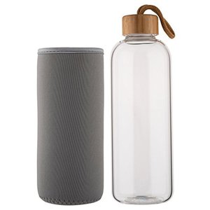 Chai Nước Thủy Tinh Rỗng Trong Suốt 300Ml 420Ml 500Ml Chai Uống Nước Thể Thao Chai Thủy Tinh Ô Tô - Product Image 2