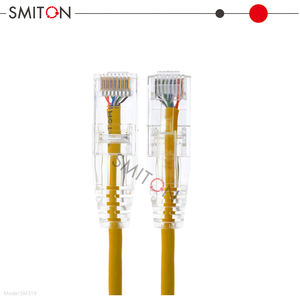 5-पैक 1ft 3ft 5ft 7ft 10 फीट 15ft 14ft cat 6a 10 gbp 28wg अल्ट्रा स्लिम ईथरनेट केबल - Product Image 6