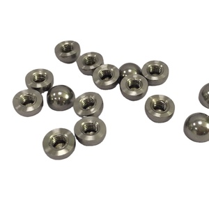 Semiesfera de Acero Sólido Decok de 10 mm con Orificio Roscado, Estándar AiSi, Pulido, Tolerancia del 1%, para Decoración y Pulido de Uñas - Product Image 1