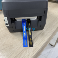 Nouvelle imprimante d'étiquettes à transfert thermique automatique de bureau professionnelle à grande vitesse, machine à étiquettes, ruban satiné à quatre rangées
