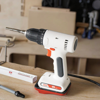Perceuse sans fil rechargeable de 12V, perceuse sans fil à vitesse unique, batterie au lithium, perceuse à conducteur