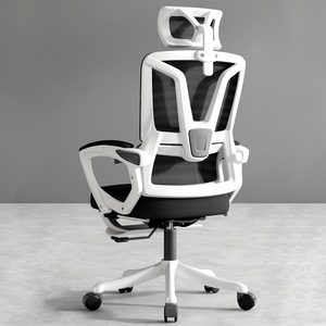 Silla ergonómica de oficina de malla, sillón de juego con espalda móvil ajustable, color negro personalizado - Product Image 2