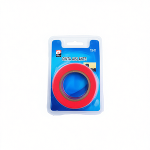 Nastro isolante elettrico rosso Mnj 19mm x 10m per cablaggio - Product Image 1