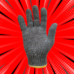 Gants de sécurité en fil à bout ouvert en poly coton à prise confortable pour une utilisation automobile/atelier antistatique anti-dérapant sécurité robuste - Product Image 4