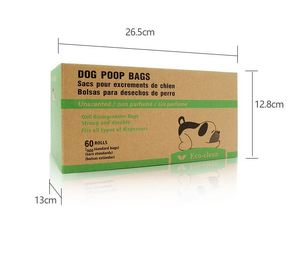 60 rouleaux de sacs personnalisés pour déjections canines, biodégradables, compostables, sacs à déjections pour chiens, sacs à déjections pour animaux de compagnie - Product Image 3