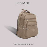 KPLIANG Nouveau Sac à Dos de Voyage Unisexe Décontracté Grande Capacité en Nylon Hydrofuge pour Ordinateur Portable 15 Pouces 20-35L Durable Tendance Urbaine