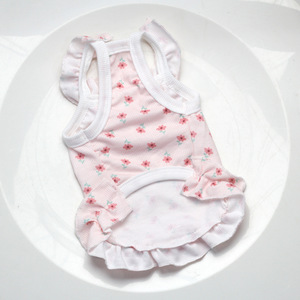 Vestidos florales de verano para mascotas, perros y gatos; vestidos frescos de princesa para primavera; ropa fina y transpirable para Bichon Frise. - Product Image 2