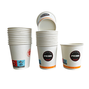 Gobelet en papier avec paille pour boissons chaudes, tasses à café personnalisées imprimées, gobelet en papier jetable à paroi simple avec couvercles - Product Image 6