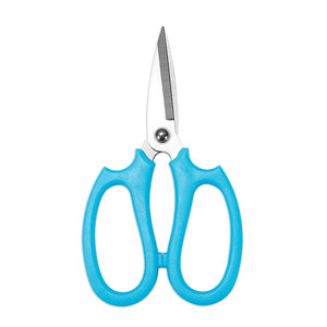Tijeras de floristería de acero inoxidable azules, herramienta pequeña para podar flores y jardinería - Product Image 4