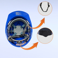 Casque de sécurité ABS personnalisé à vente chaude casque de sécurité haut de gamme pour les travailleurs des industries forestières et minières industrielles