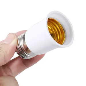 5 pièces E27 à E27 rallonge de Base de lampe 65mm 95mm <span class=keywords><strong>convertisseur</strong></span> de support de lampe adaptateur de prise de lampe ignifuge pour <span class=keywords><strong>ampoule</strong></span> - Product Image 3