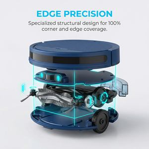 เครื่องดูดฝุ่นอัจฉริยะประสิทธิภาพสูง ถูพื้นได้ทั้งแบบเปียกและแบบแห้ง แรงดูด 1200pa ทำความสะอาดและถูพื้นได้หลากหลายรูปแบบ - Product Image 3