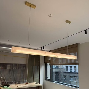Lampadario Moderno in Marmo per Ristorante, <span class=keywords><strong>Soggiorno</strong></span> e <span class=keywords><strong>Sala</strong></span> da <span class=keywords><strong>Pranzo</strong></span>, Design Decorativo in Alabastro per Tavolo da <span class=keywords><strong>Pranzo</strong></span> - Product Image 5