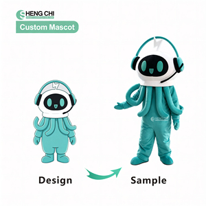 <span class=keywords><strong>Disfraz</strong></span> de Mascota Personalizado de <span class=keywords><strong>Pulpo</strong></span> Espacial Robot Lindo de EVA, Traje de Astronauta de Dibujos Animados de Algodón Unisex para Caminar, Atuendo para Actividades en Museos de Ciencia - Product Image 2